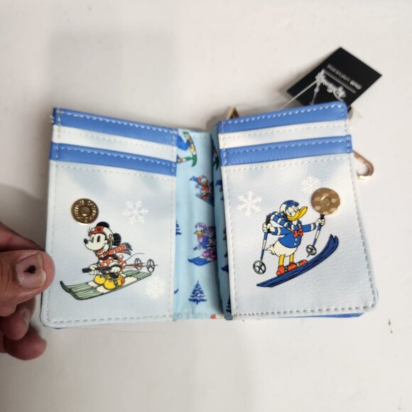 NWT 3 Piece Disney Our Her Universe Ski Tote Bag Wristlet Pouch & Wallet - Picture 12 of 16